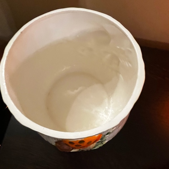 Large Vintage Sears Roebuck Merry Mushroom Ceramic Canister - Picture 10 of 11